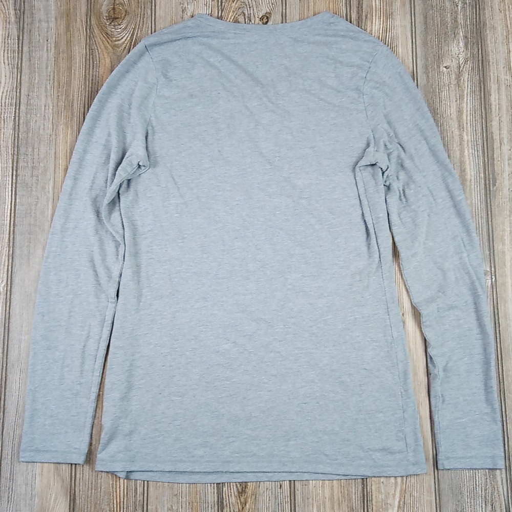 Simple Basic Style Staple Long Sleeve Soft Gray L… - image 6